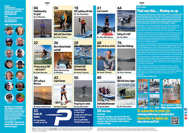 SUPM issue 43 contents