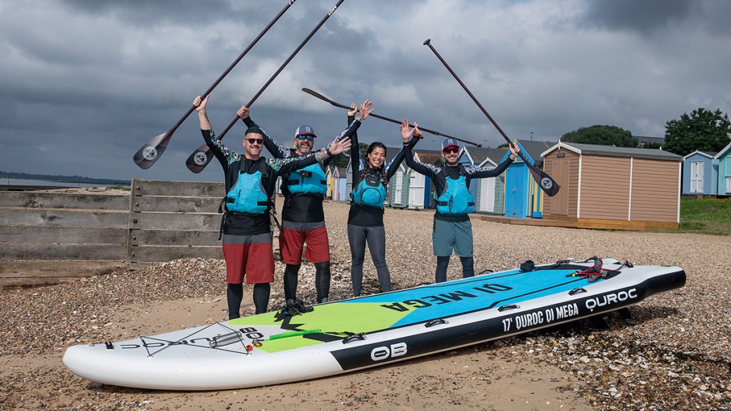 East of England Paddlesports: Circumnavigation around Mersea Island on a Mega SUP