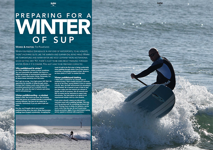 Preparing for winter SUP