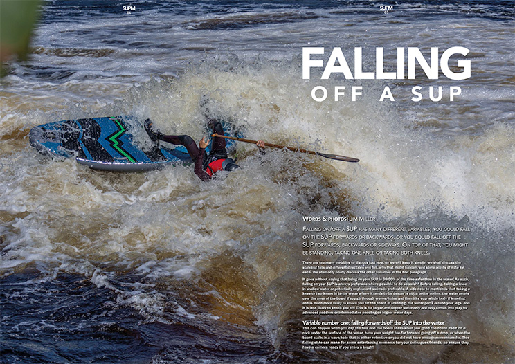 Falling off a SUP