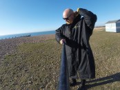 Saltie Sports Elite recycled materials change robe