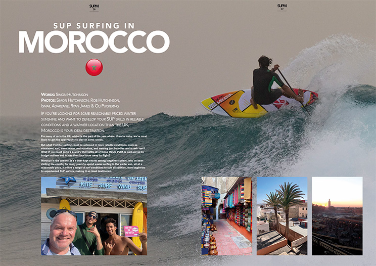 Morocco surf SUP