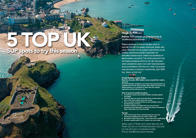 Top 5 UK SUP spots