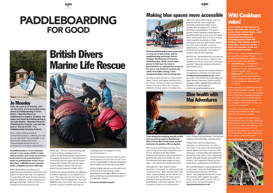 Paddleboarding for good