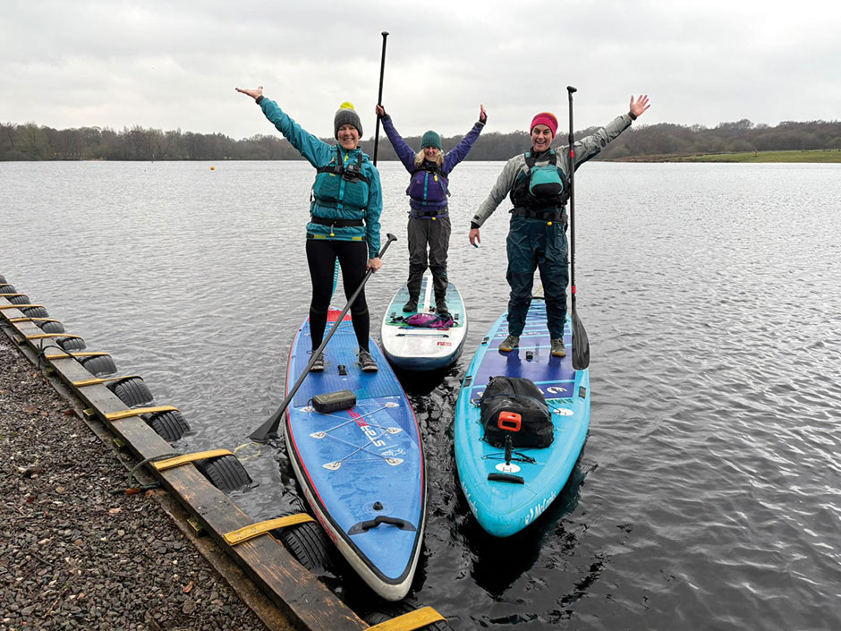 Jo with Sarah Thornely and Caz Dawson