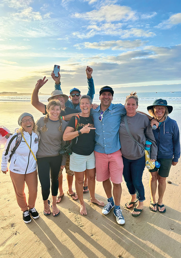 Athletes, supporters, Matty and I at the ISA Worlds, France 2023
Photo: Antony