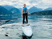 Sarah Thornely, Lake Garda, Italy. Photo: Sarah Perkins
