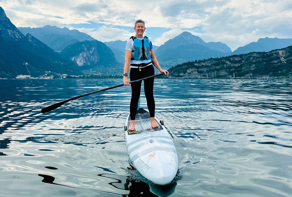 Sarah Thornely, Lake Garda, Italy. Photo: Sarah Perkins