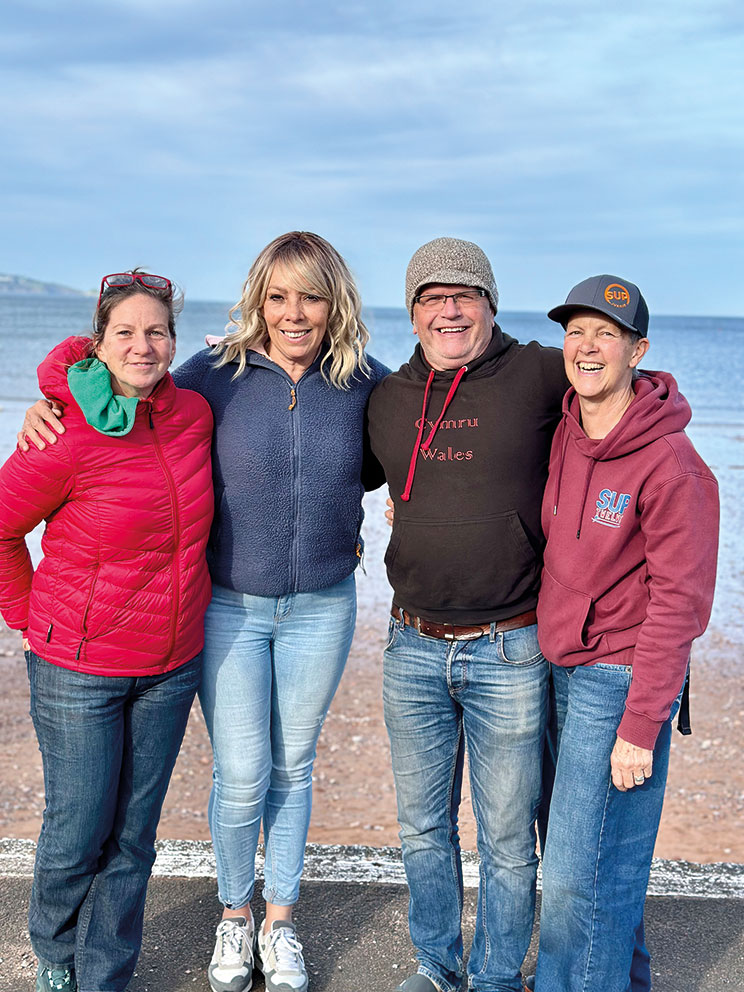 My best SUP buddies. Photo: Antony