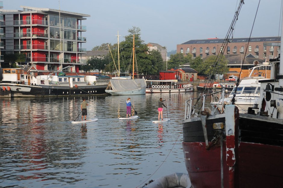 Bristol Floating Harbour. Photo: SUP Bristol