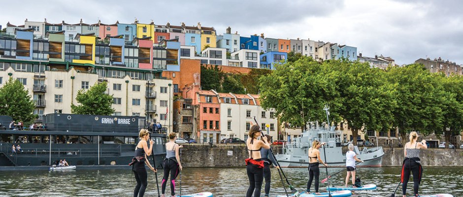 Bristol Floating Harbour. Photo: SUP Bristol