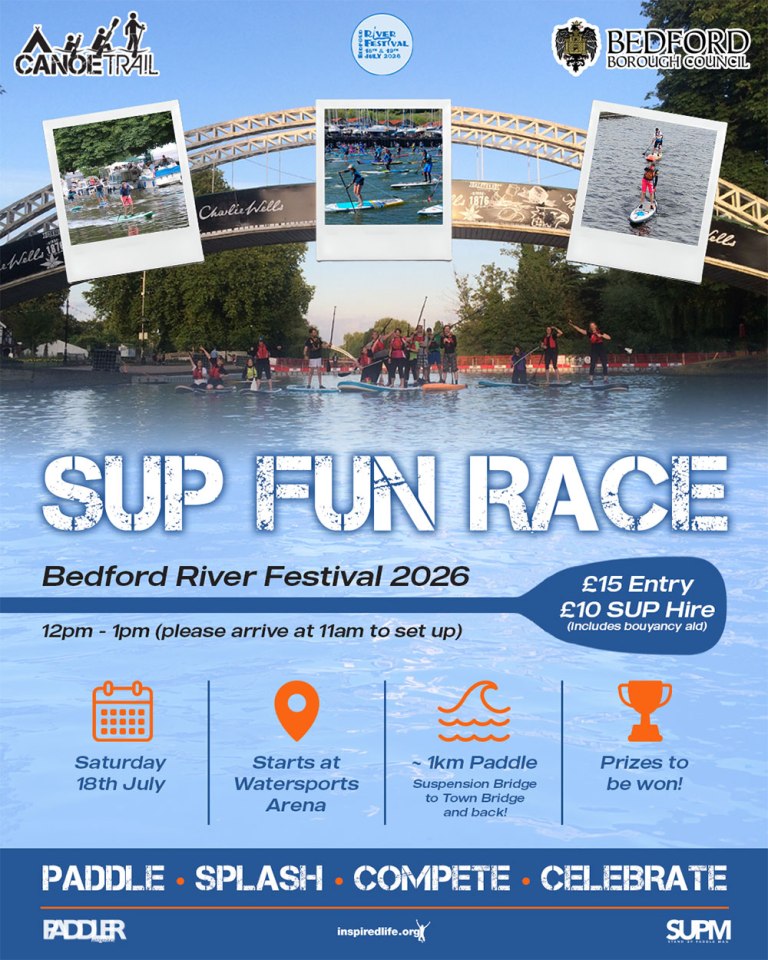 Bedford River Festival with fun SUP race 18-19 July 2026 – SUP Mag UK